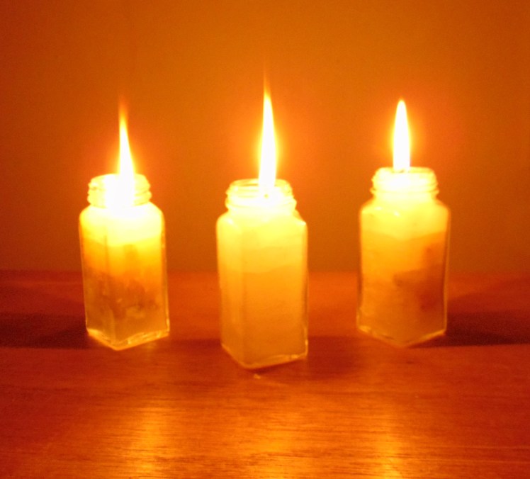 three candles