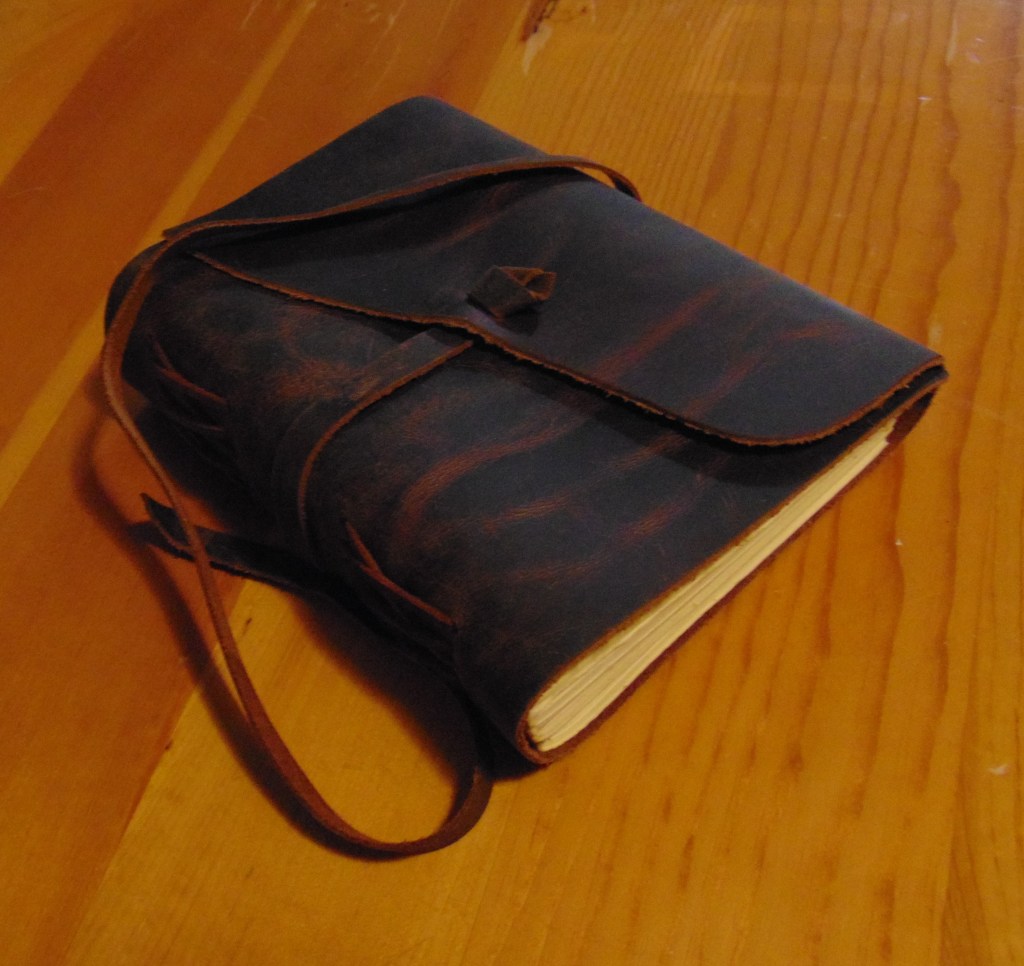 leather-bound book